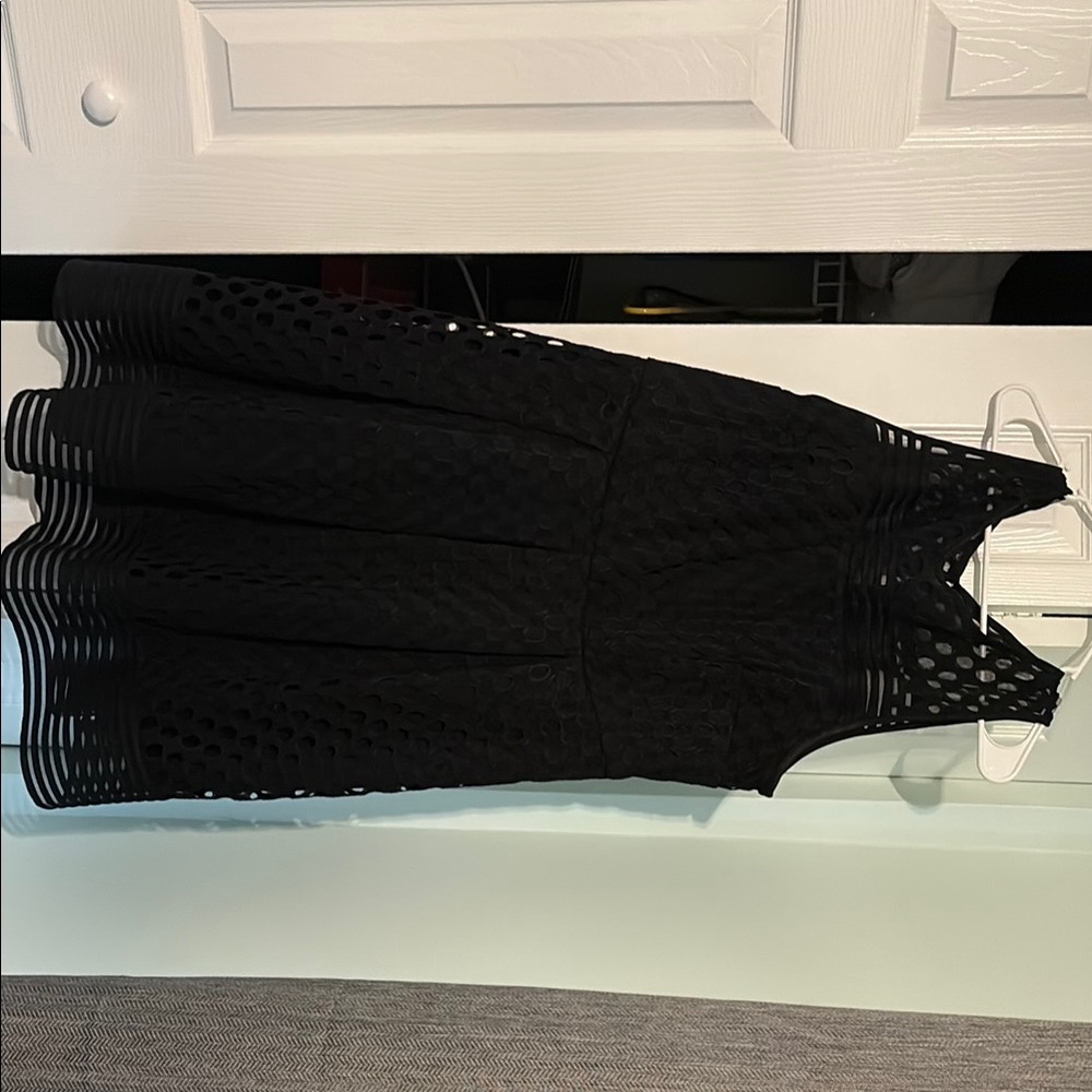 Lane Bryant Black Fit and Flare Halter Mini